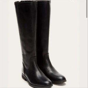 Frye and Co. Women Jolie Back Zip Fashion Boots Black Leather